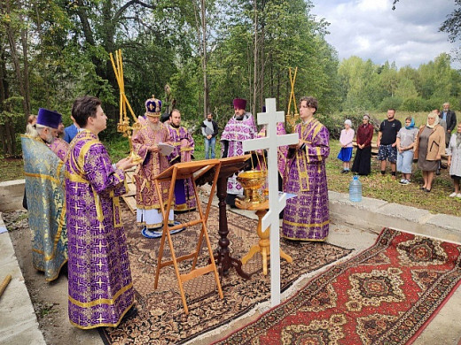 В Ильинском районе построят новый храм в честь Владимирской иконы Божией Матери